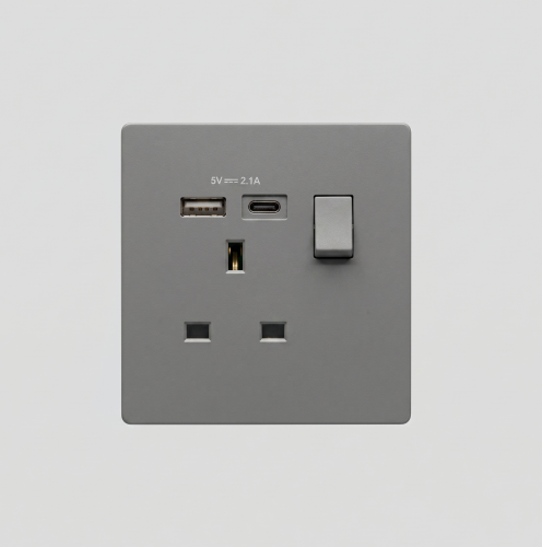 USB flash drive + Type C gray