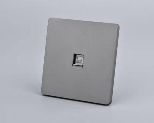 Gray computer fan