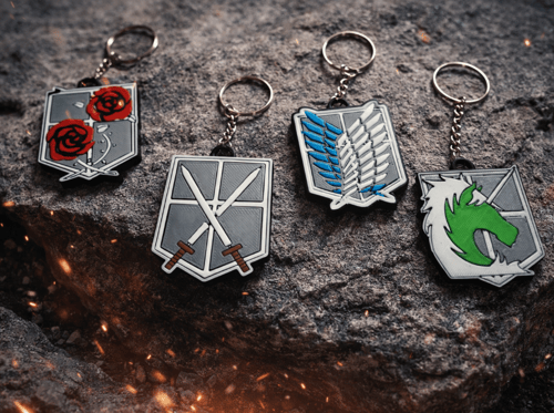 Attack on Titan Keychain
