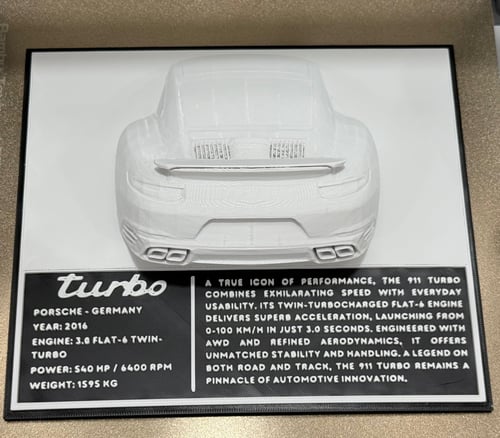 لوحة Porsche 911 Turbo