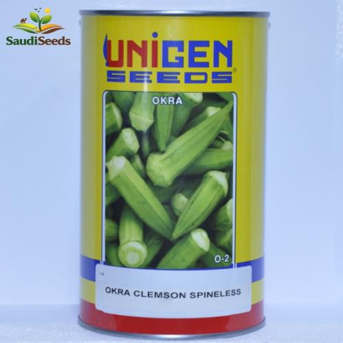 بذور بامية كلمنسون سلكي UniGen Seeds Okra Clemson...