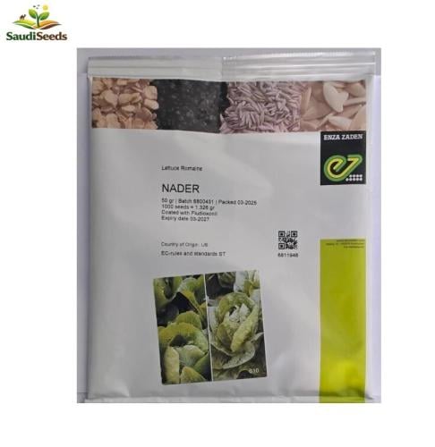 بذور خس نادر باكيت 50 جرام Nader Romaine Lettuce S...