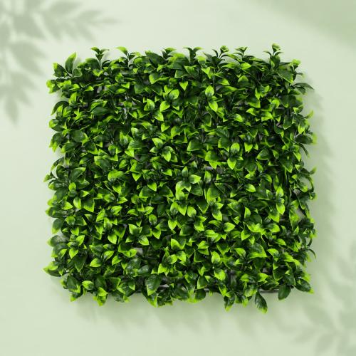 عشب جداري ورق ليمون أحمر 50×50 سم للديكور