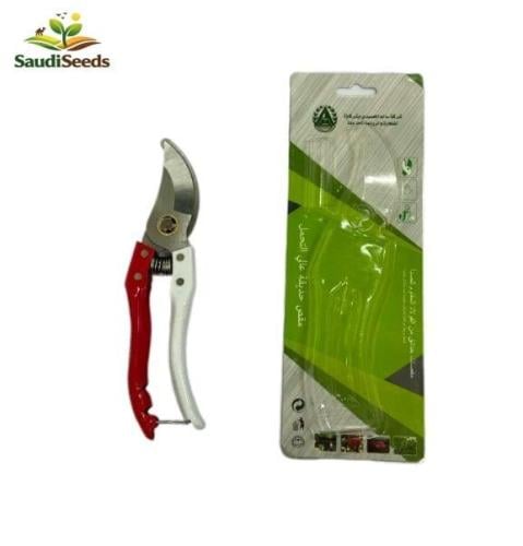 مقص تقليم الحميدي 8 إنش أحمر وأبيض JD8C-03