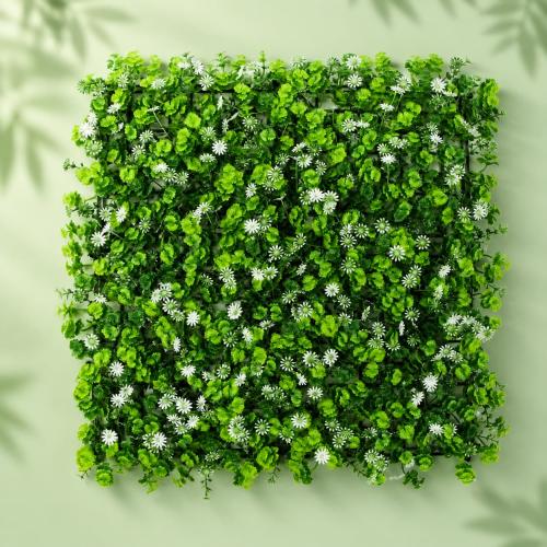عشب جداري بابونج أبيض 50×50 سم للديكور