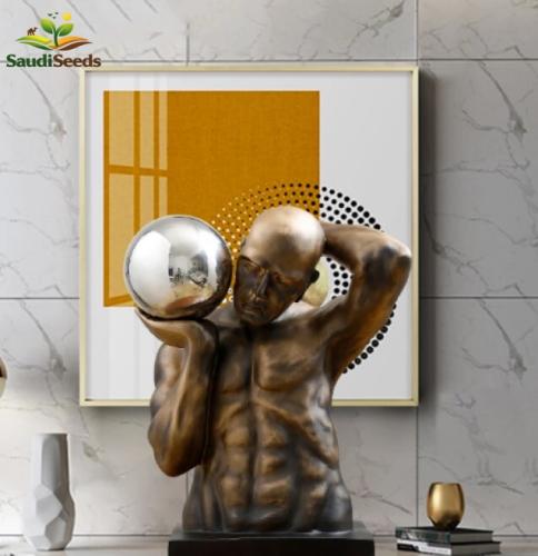مجسم حامل العالم Atlas Reflection Sculpture