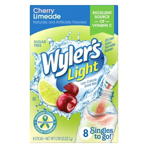 WYLER`S LIGHT CHERRY LIMEADDE