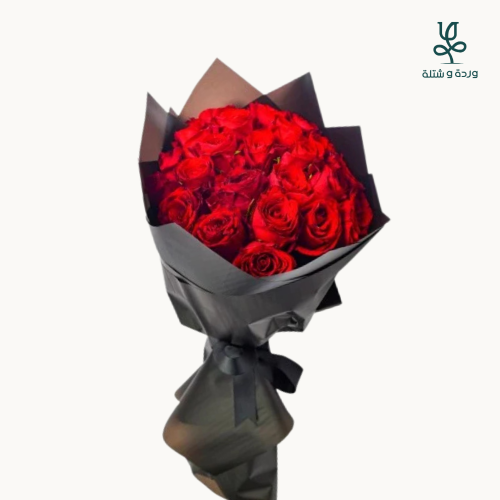 بوكية ورد احمر