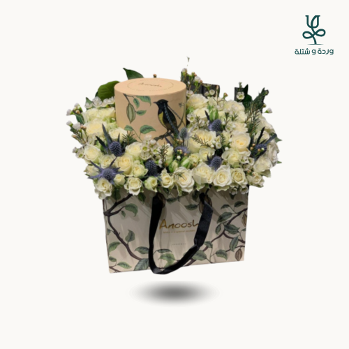 ورد مع شوكولاتة أنوش الفاخرة