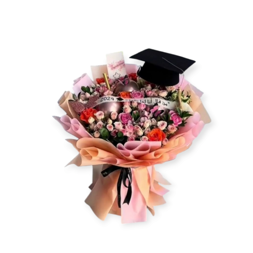 باقة ورد تخرج