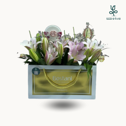 تنسيق ورد ليليوم مع شكولاتة