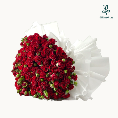 بوكية ورد بيبي روز احمر