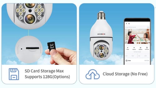 كاميرا مراقبة على شكل لمبة WA11