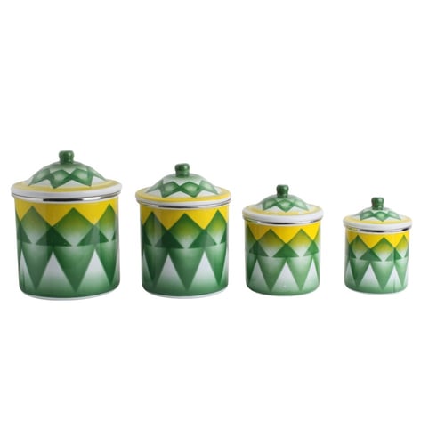 علب سكر و شاي غضار شينكو الطقم 4 حبات