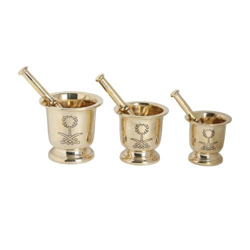 نجر نحاس هندي سيفين و نخلة الطقم 3 حبات