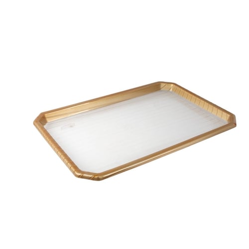 طوفرية كريلك الطقم 3 حبات(مستطيل/فضي و ذهبي)