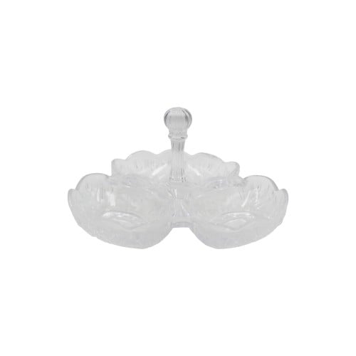 صحن مقسم زجاج