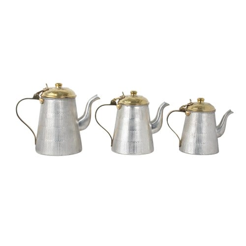 مفواح تراثي نحاس حب رمان مربوب الطقم 3 حبات