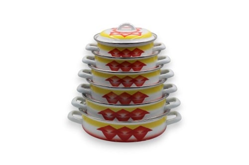 بوادي غضار احمر 6 حبة الطقم