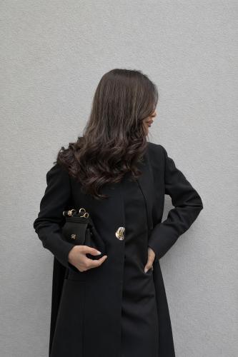 Linea Classic Abaya اسود كلاسيك