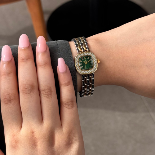 ساعة نسائيه ستيل لونين مينا اخضر LOD06001