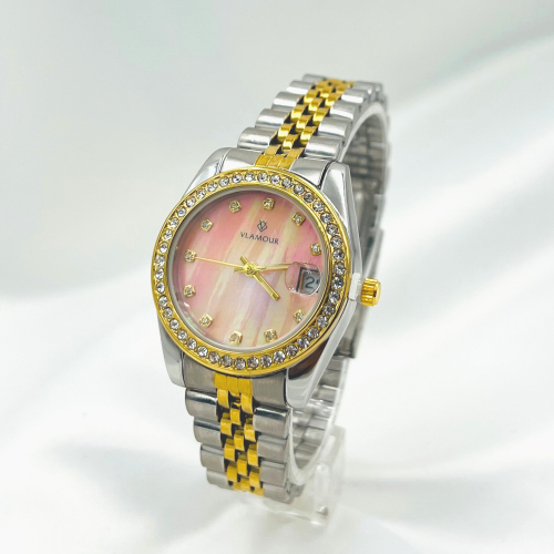 ساعة نسائية فاخرة - ماركة ( VLAMOUR )