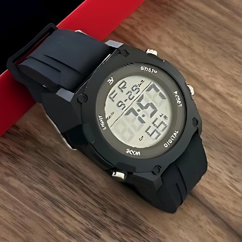 ساعة شبابية رياضية Everd ربل بالون الاسود 10262