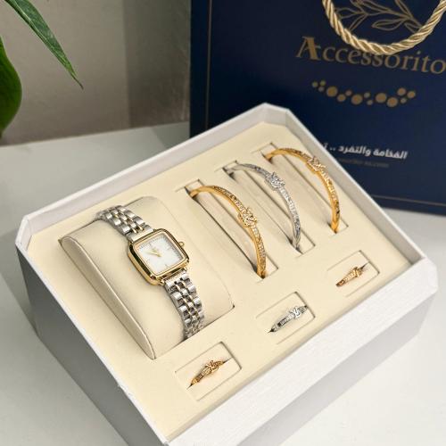 طقم ساعة نسائية فاخرة T6