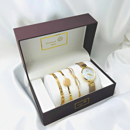 طقم ساعة نسائية فاخرة