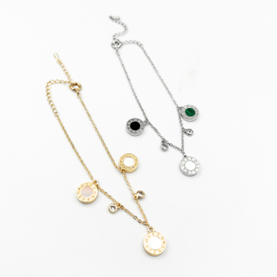 اسوارة زركون لون ذهبي او فضي