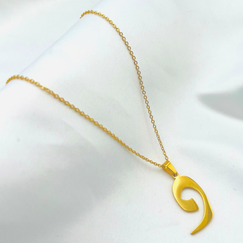 سلسال ذهبي بحرف ( و )