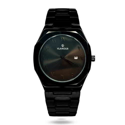 ساعة رجالية ارقام عربية ستيل