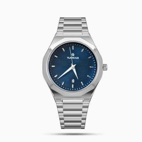 ساعة رجالية ميلان ازرق 100100