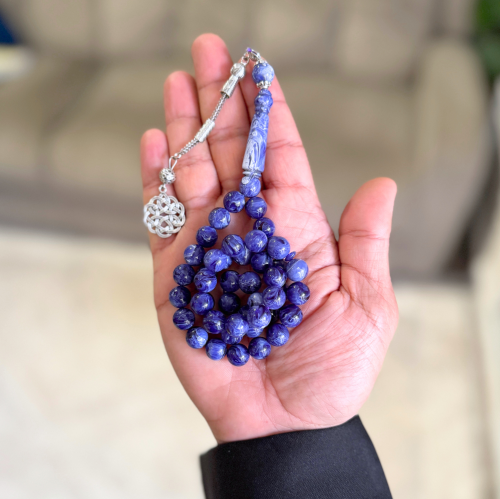 سبحة من بكلايت بالون الكحلي مخلوط