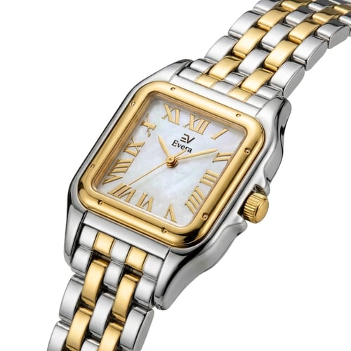 ساعة نسائية ستيل لونين مينا ابيض EV1251