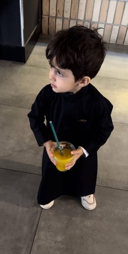 طقم أطفال ثوب مع سديري شتوي