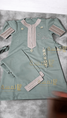 جلابيه بناتي رمضاني مع سروال
