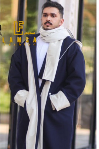 فروه شتوي دبل فيس ينلبس جهتين كوحلي مع سكري