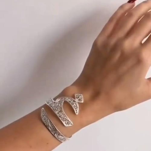اسواره مع خاتم حرف بنقشه إسلاميه