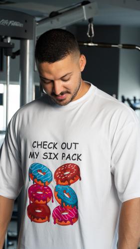 Donuts Oversized T-Shirt - White