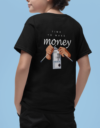 تيشرت TIME TO MAKE MONEY - اطفال