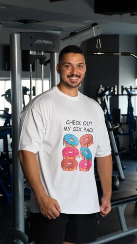 Donuts Oversized T-Shirt - White