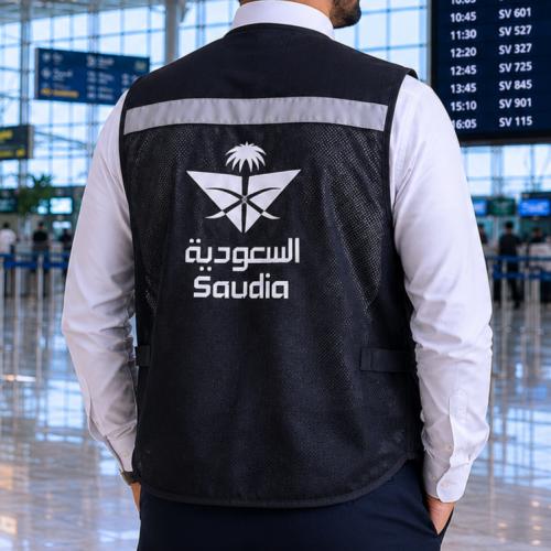 فيست اسود شبك - طباعه باللون الأبيض