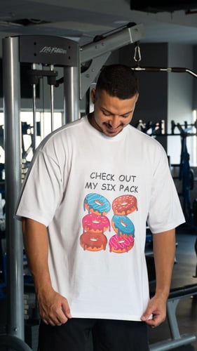 Donuts Oversized T-Shirt - White