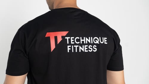 تيشرت فت اسود تكنيك
