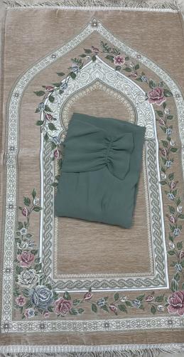 طقم شرشف سي واي. مرد اخضر . مع سجاده مبطنه. 1 cm ا...