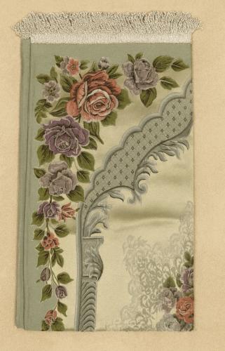 سجادة مبطنه 1 cm اللون اخضر غامق