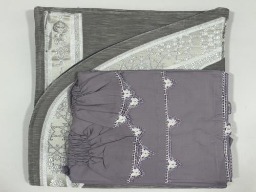 طقم شرشف مرد سناره اللون موف الطول من الكتف 160cm...