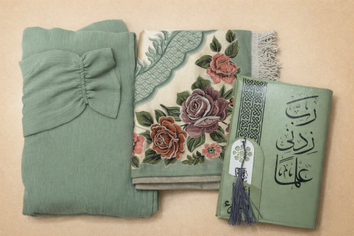 طقم ( شرشف مرد سي واي الطول من الكتف 160 cm + مصحف...