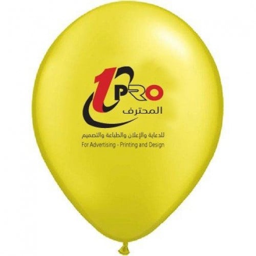 بالون بشعار متجرك لون واحد 200 حبه